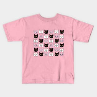 Satan KItties Pattern Kids T-Shirt